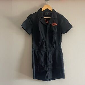 Harley-Davidson Black Jumpsuit with Red Emblem